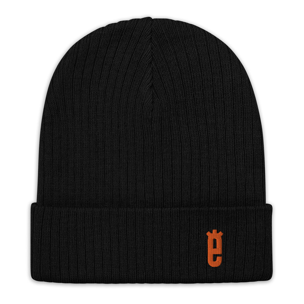 Ribbed knit beanie